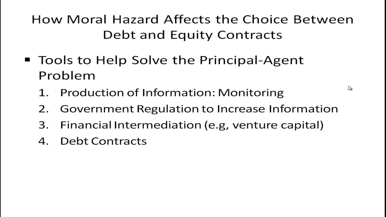 Moral Hazard