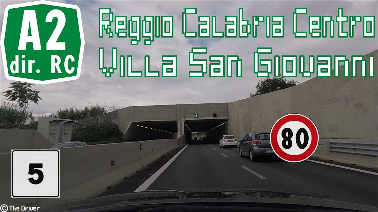 [NUOVA SERIE] I - RA4 e Autostrada A2dir - Tratto Reggio Calabria Centro-AdS Villa S. Giovanni est🍌
