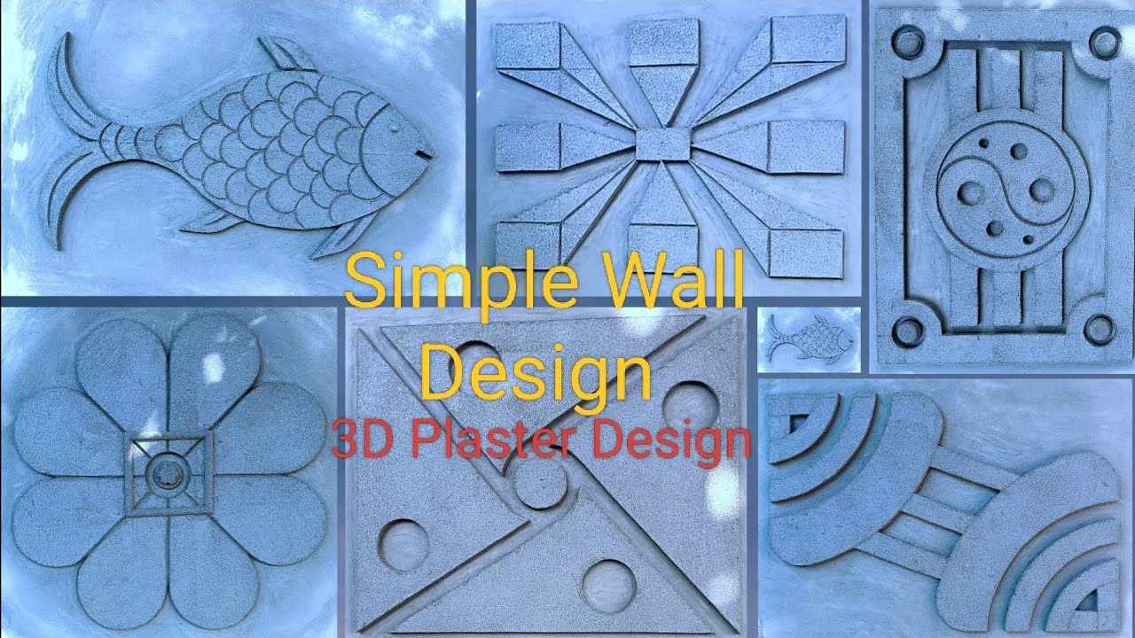3D Plaster Design OK Simple Wall New Design 🙏..