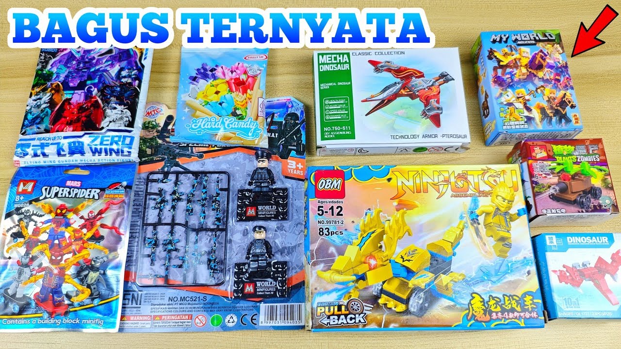 UNBOXING BERBAGAI MACAM LEGO Unofficial | Episode ke-4!!! 