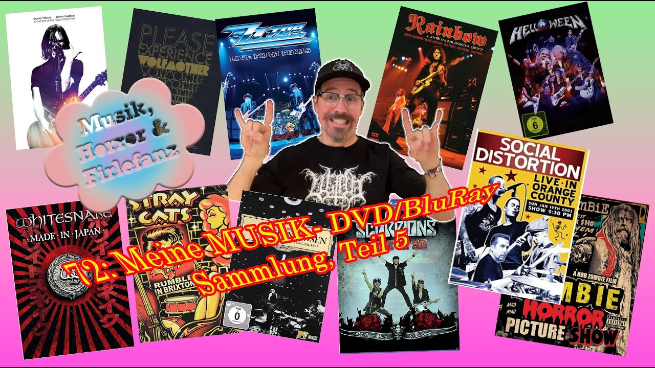 Musik, Horror & Firlefanz #72: Meine Musik-DVD/BluRay Sammlung, Teil 5 #Musik