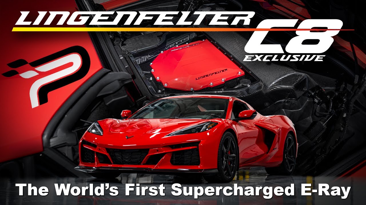 Первый в мире E-Ray с нагнетателем! 730+ л.с. #Lingenfelter Supercharged Hybrid AWD C8 Corvette!