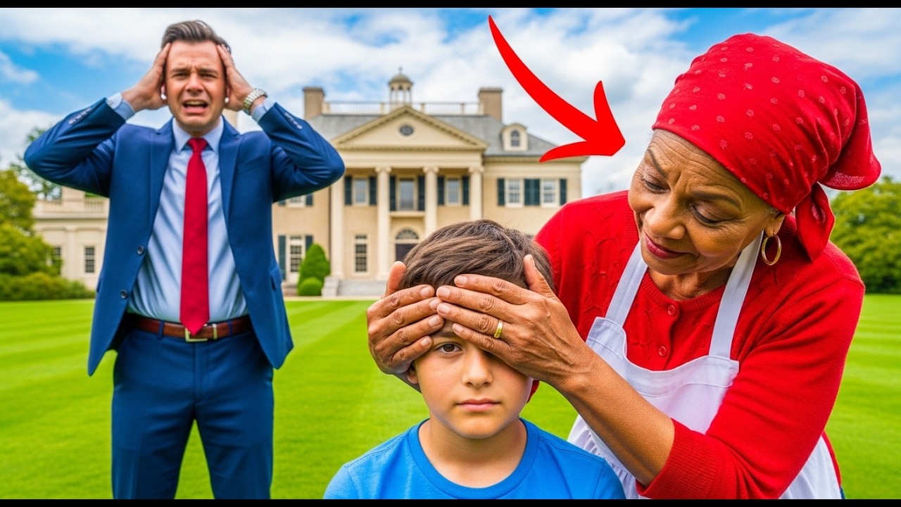 Blind Millionaire’s Son Saw Light After BLACK Maid Touched His Eyes… What Happened Next Shocked