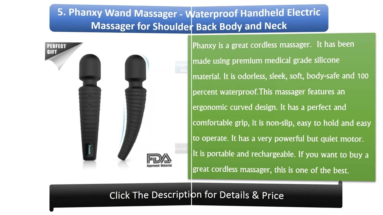 10 Best Cordless Wand Massager for Women Amazon