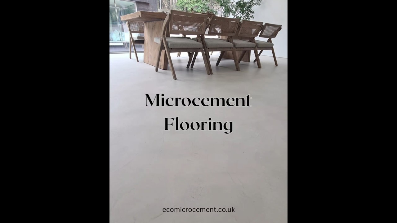 Microcement Floor for a seamless, aesthetic look #microcement #microcementflooring  #seamlessdesign