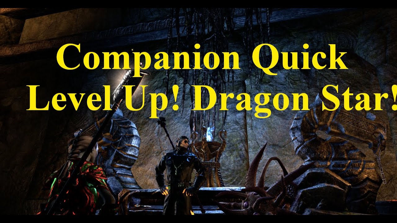 ESO Companion Quick Level Up with Double XP Dragonstar Arena