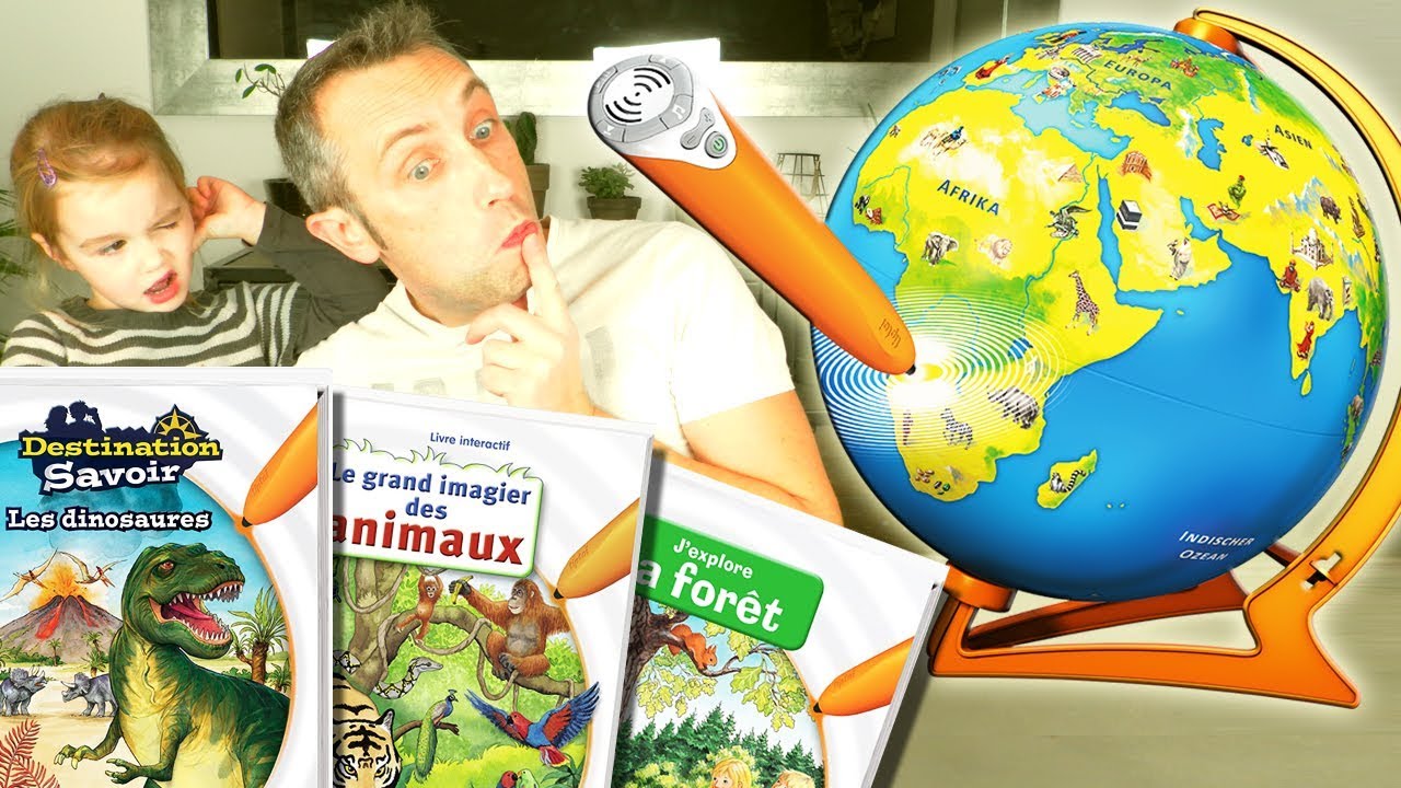 Livres, jeux et globe terrestre interactifs Ravensburger Tiptoi - Et le savoir s'anime ! (Unboxing)