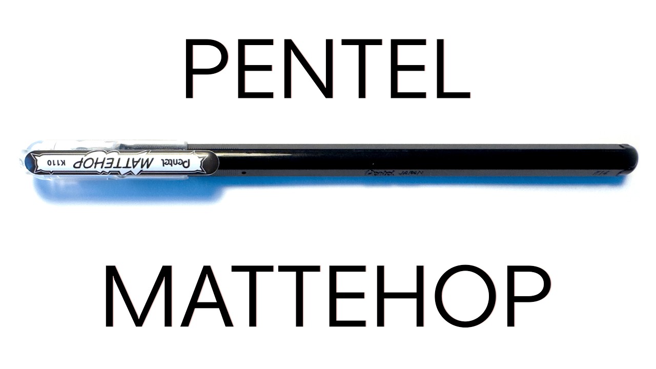 Pentel MATTEHOP 1mm PEN TEST