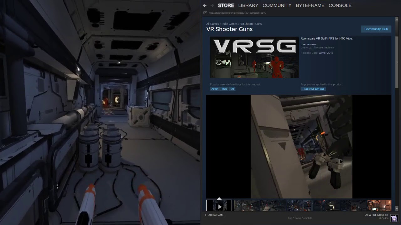 VR Shooter Guns - {HTC VIVE VR}