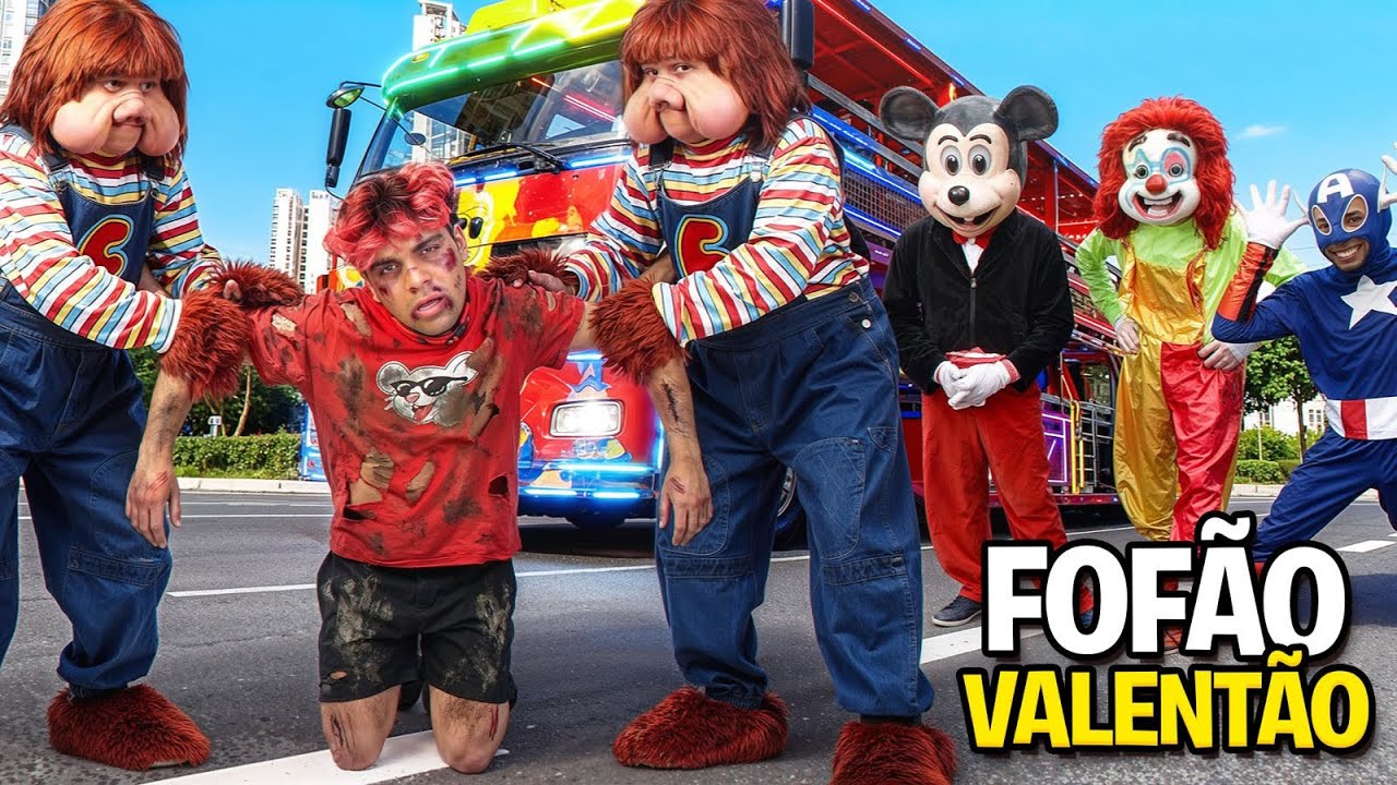 O FOFÃO CRIOU UMA TROPA DE VALENTÕES *vieram atrás de mim