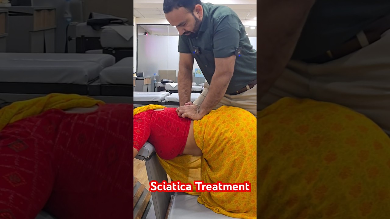 Sciatica Pain Relief and Cervical Spine Adjustment 