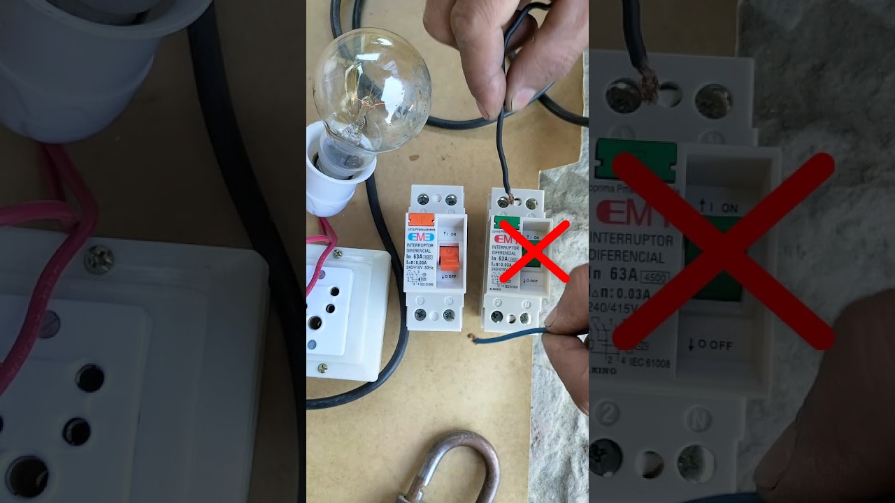 Which one is correct Earth Leakage Breaker? 