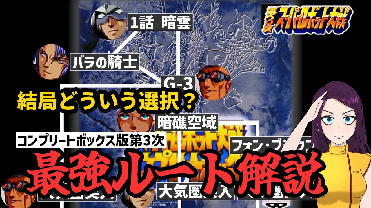 結局どう進めばコンプリートボックス版第3次スパロボで最強の部隊になれるのか？解説