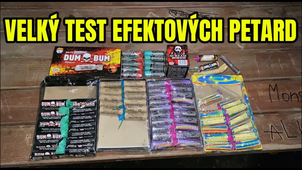 VELKÝ TEST PETARD + BONUS!
