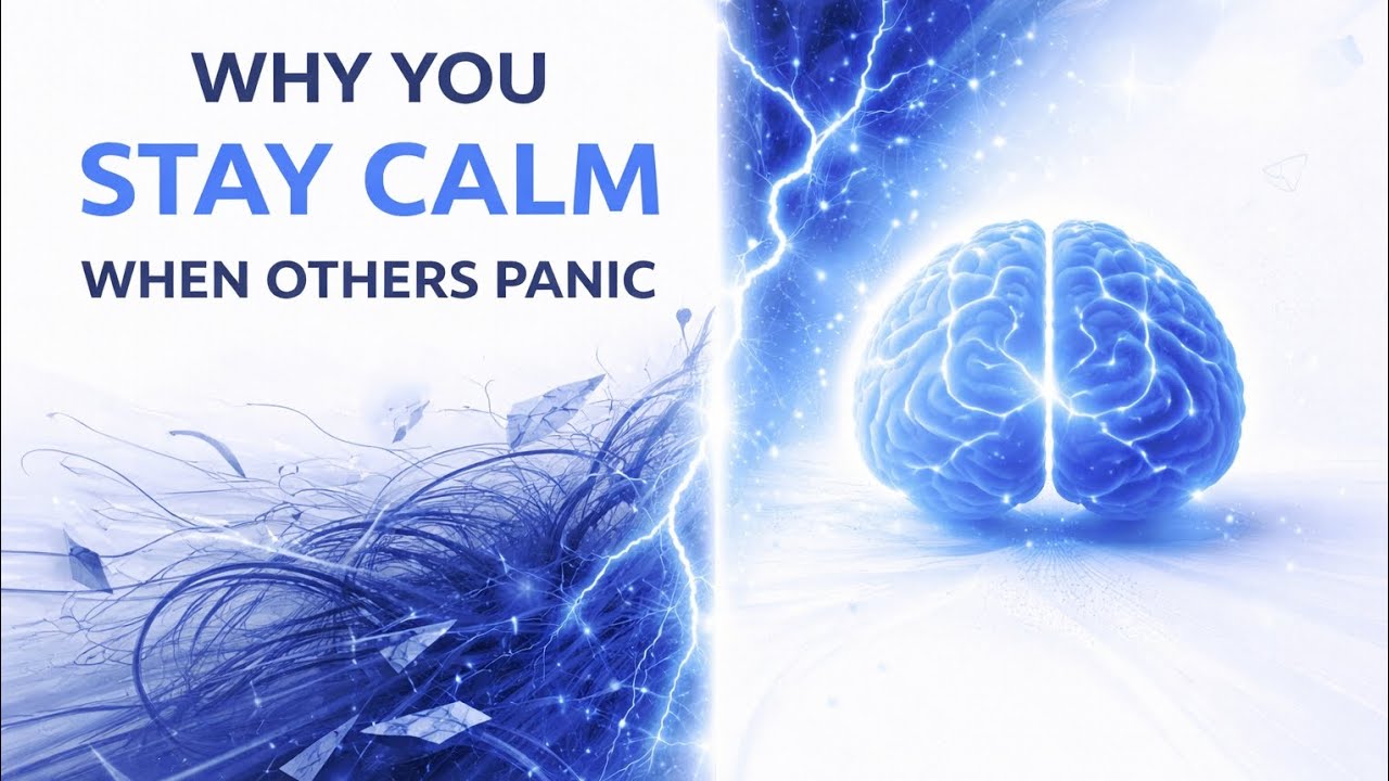 Why You Stay Calm When Everyone Else Panics (Psychology Explains)