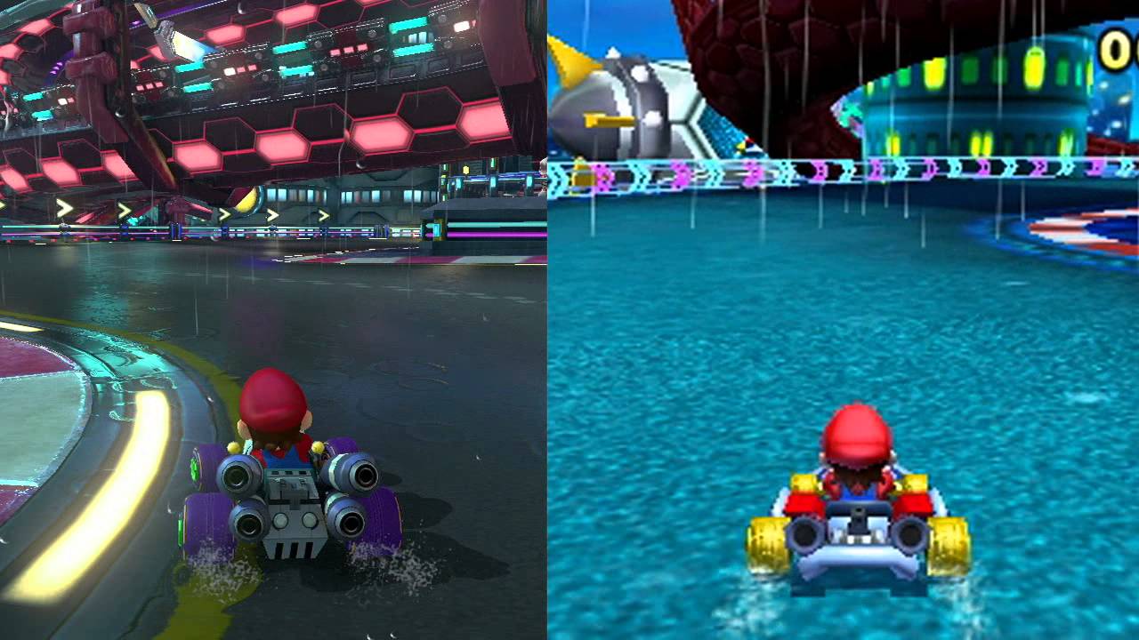 Mario Kart 8: Neo Bowser City (Wii U VS. 3DS)