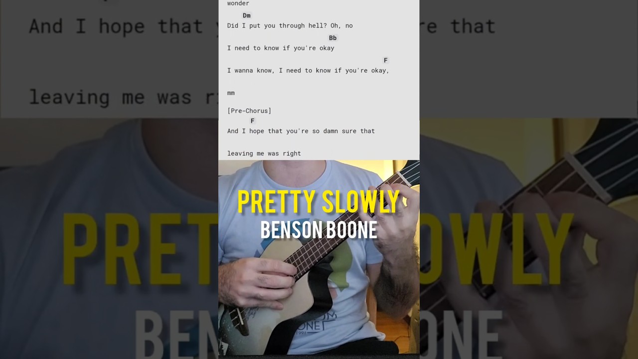 Day 11 of Learning a New Song Everyday:  Pretty Slowly  - Benson Boone