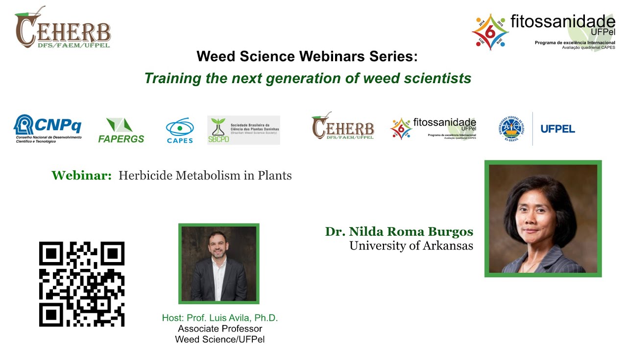 03 - Webinar - Dr. Nilda Burgos: Herbicide metabolism in Plants