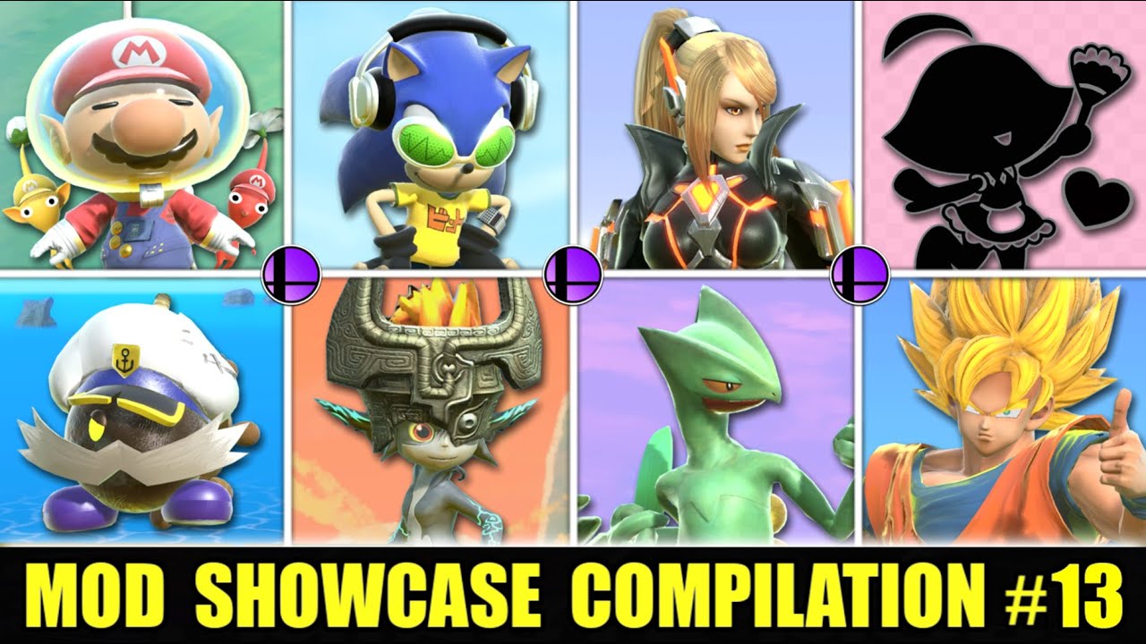 40+ Mods for SUPER SMASH BROS ULTIMATE! (Compilation #13)
