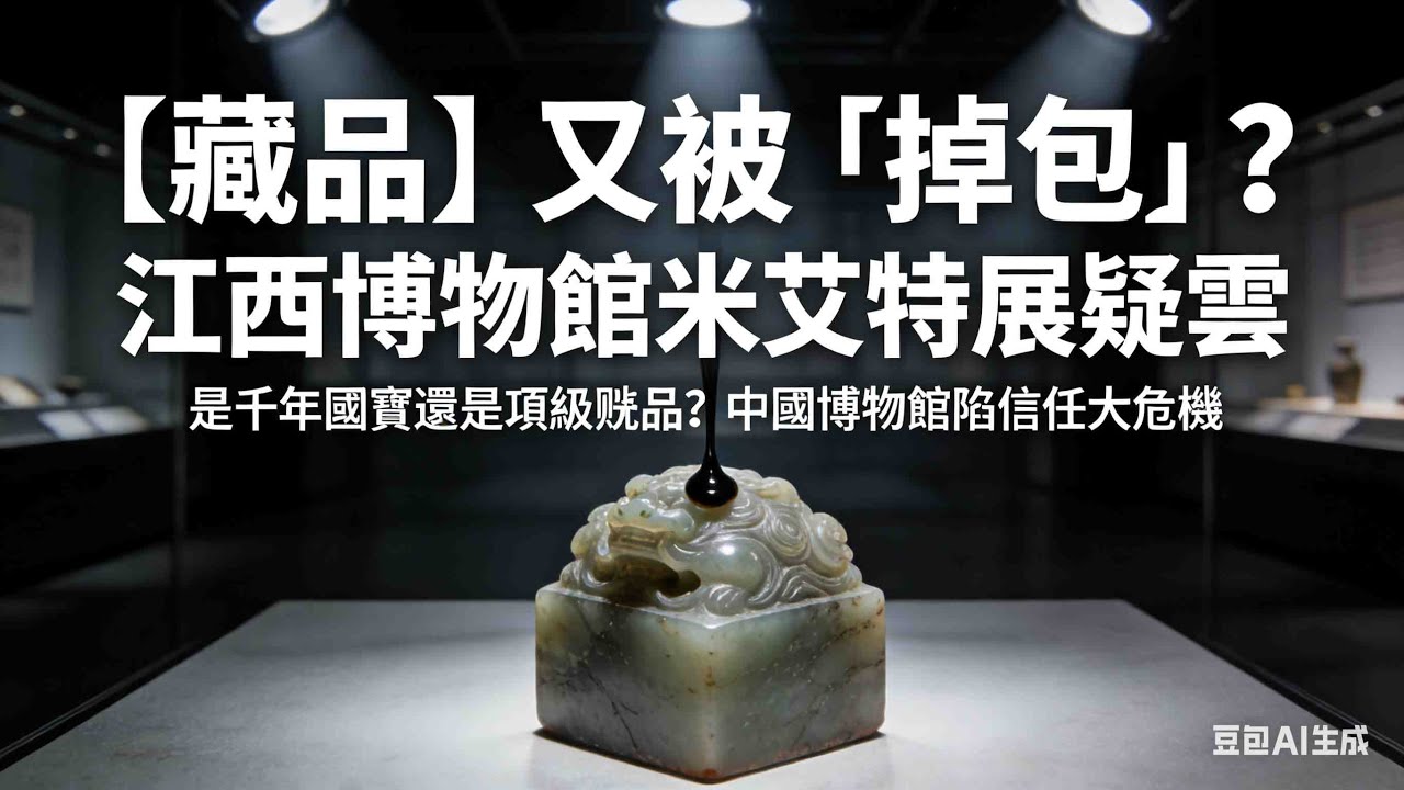 中国故宮頂級藏品被掉包？墨爲何在印章的上面！江西博物館特展疑雲，國寶爲何變頂級贗品？怎么挽回信任危機？