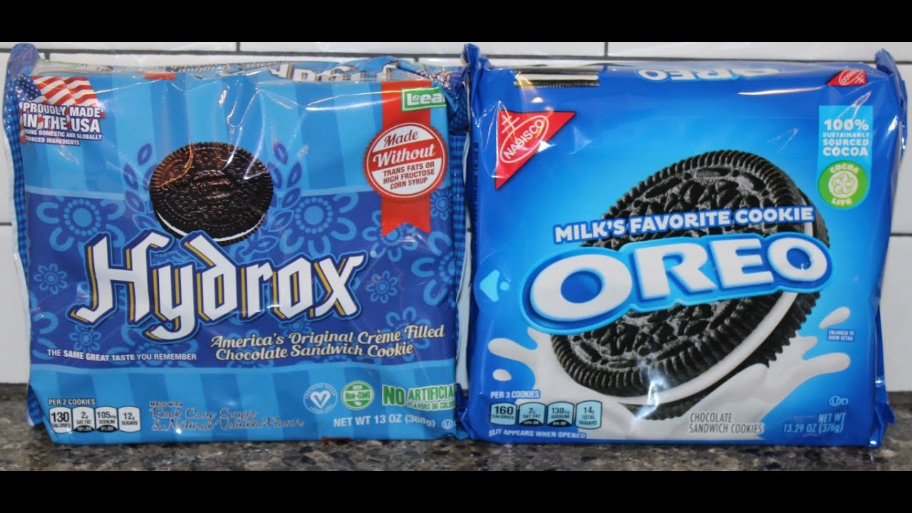 Hydrox vs Oreo Blind Taste Test *UPDATED Video*