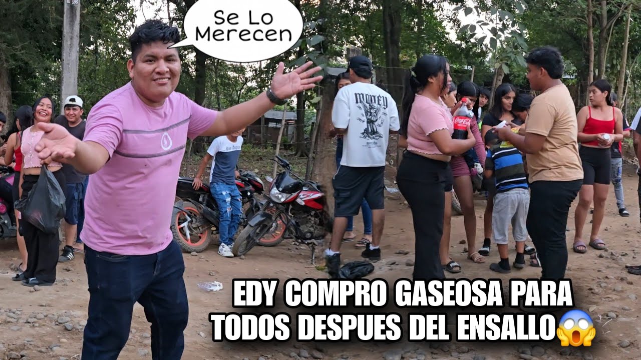 Despues de Un Gran Ensallo EDY Decidio Comprarles Gaseosas a Todos😱Asi Disfruta Todo El Grupo😋