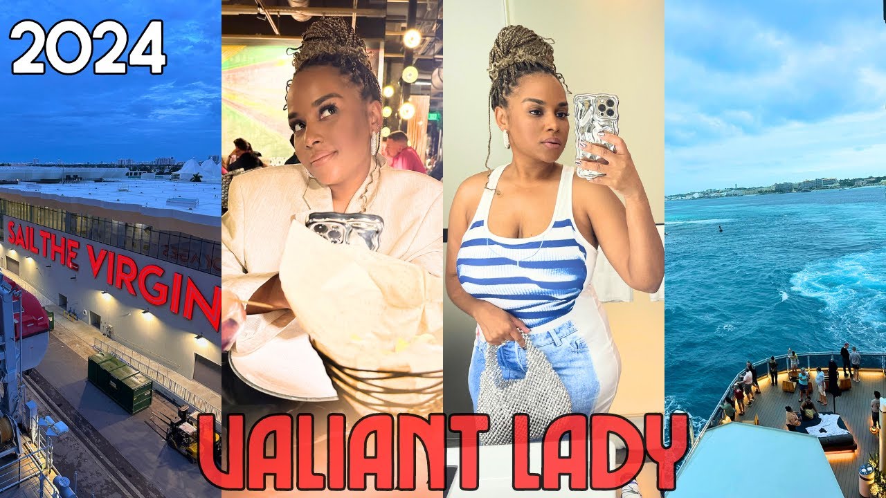 VLOG: MOM NEEDS A VACATION! 2024 VIRGIN VOYAGES VALIANT LADY LUXURY CRUISE VLOG | PART 1 | BOSSMOMPO
