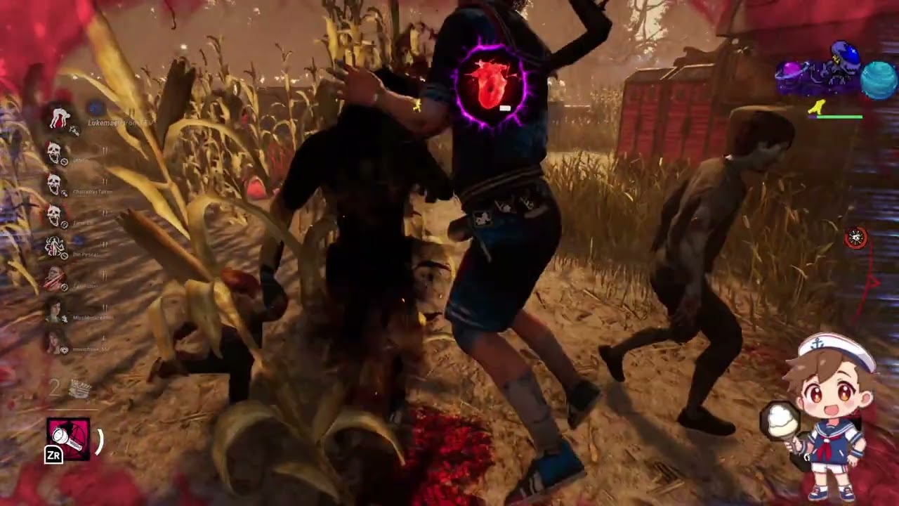 DBD 1st  2V8 Stream  Survivor Side