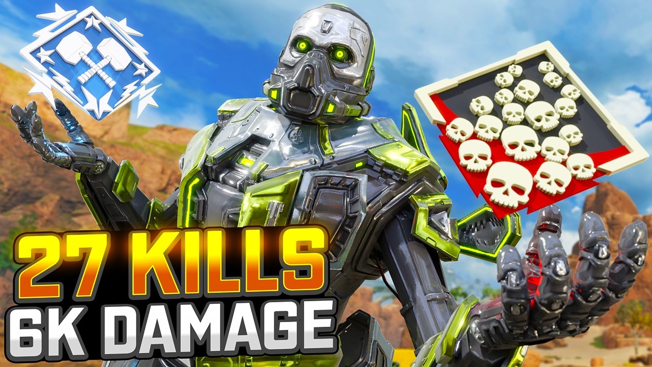 Caustic ABILITIES is INSANE (27 KILLS) Apex Legends