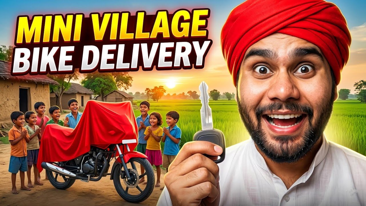 New Bike Fast Time In Mini Village || Farming Simulator 25