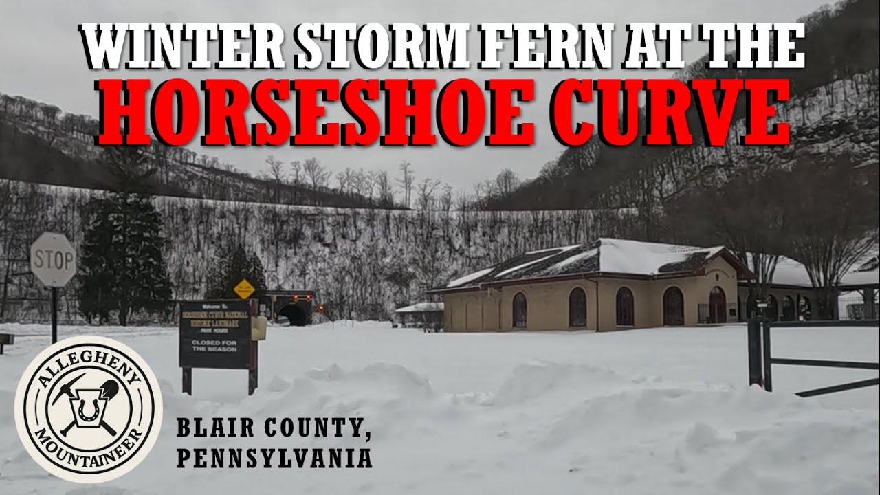 Winter Storm Fern at the Horseshoe Curve - Allegheny Mountaineer