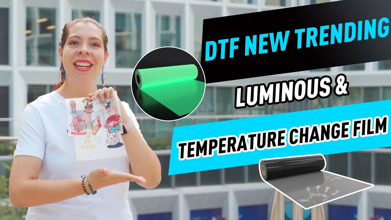 🔥DISCOVER the NEW DTF Trend: Luminous & Temperature Change Film!
