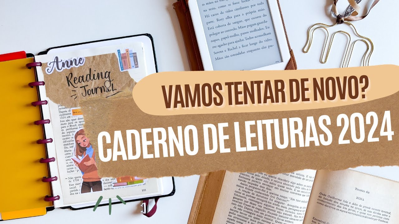 Meu Caderno de Leituras 2024 | Ideias e Inspirações de Reading Journal para Quem Não Lê Muito