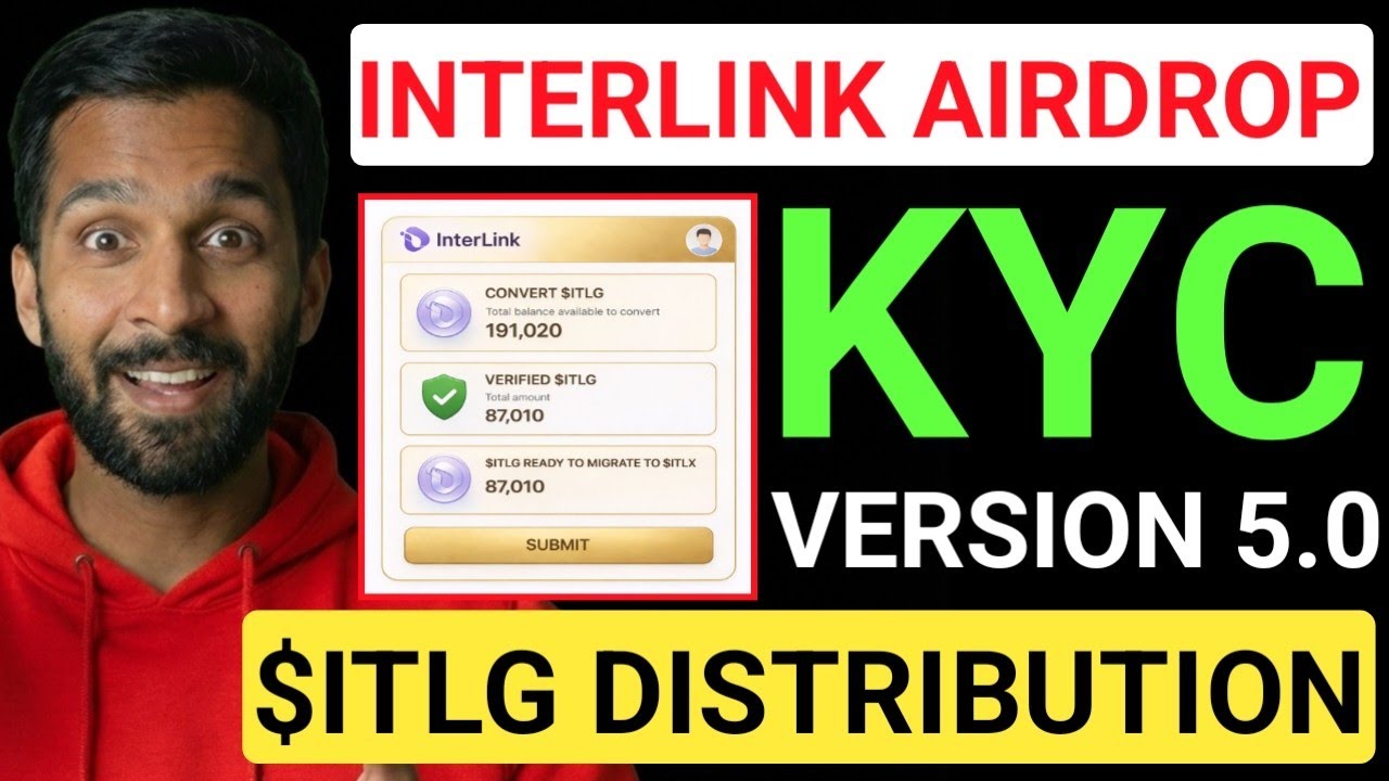 📢INTERLINK AIRDROP🔥KYC 5.0 NEW UPDATE✅$ITLG DISTRIBUTION+TOKEN MIGRATION UPDATE