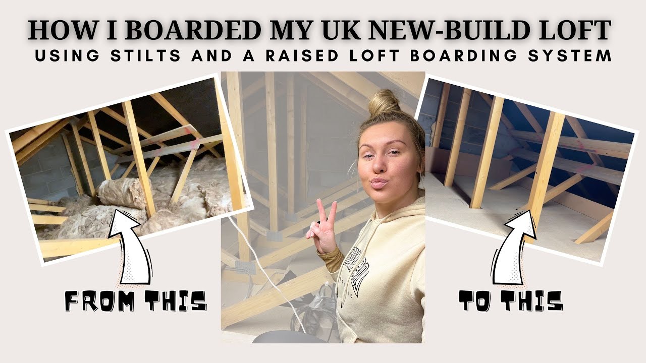 Loft Boarding in my UK New Build | Raised Loft Storage