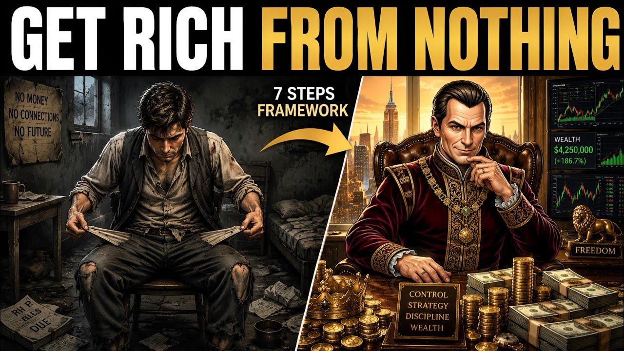 How To ACTUALLY Get Rich From Nothing - Machiavelli 7 Step Framework