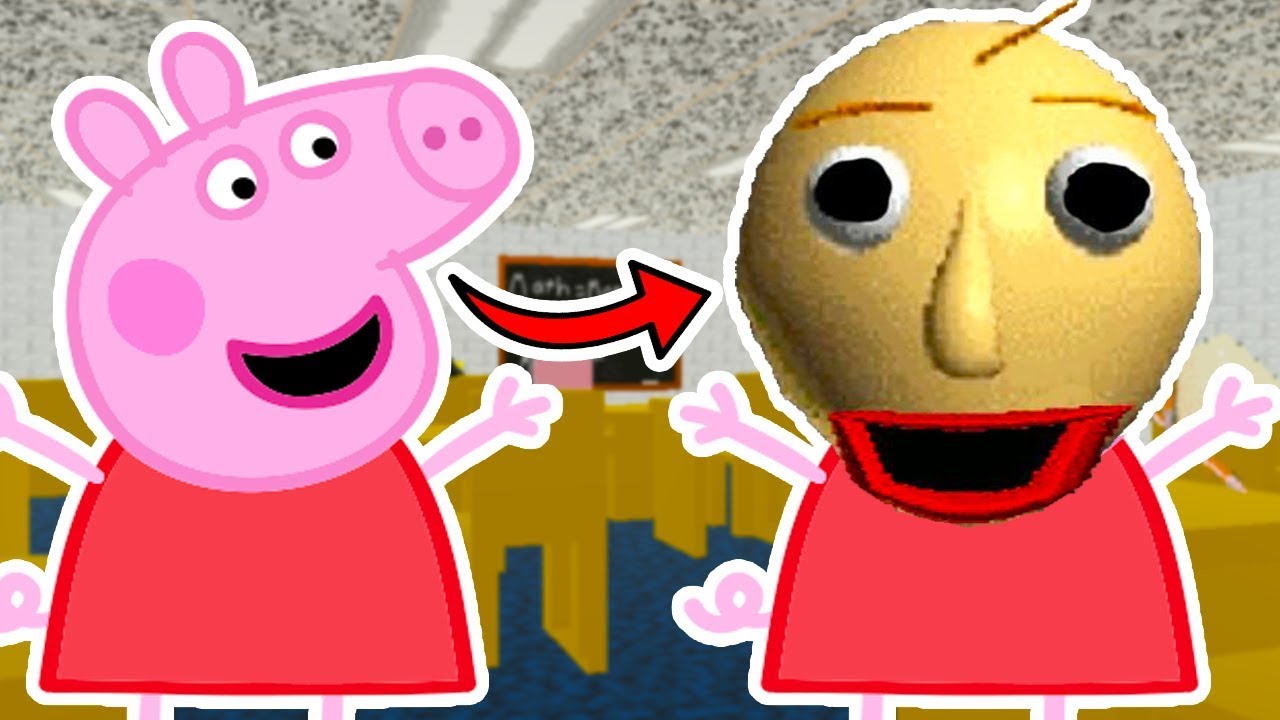 БАЛДИ - СВИНКА ПЕППА ! - Baldi's Basics Mod [Baldi Mod] - Peppa's Pig's Basics