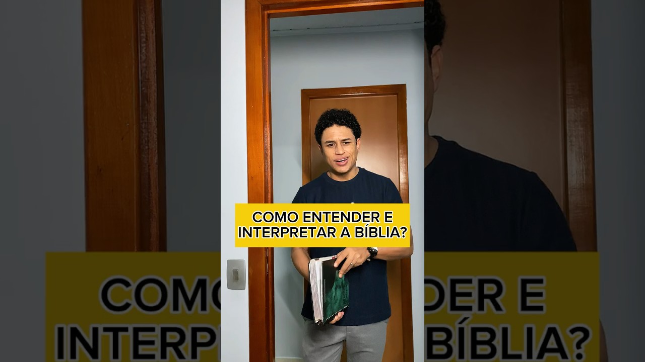 Como interpretar a B&iacute;blia?
