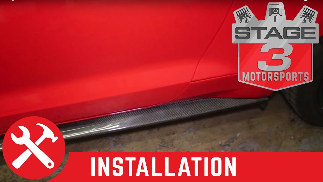 2015-2016 Mustang TruFiber Carbon Fiber XR10 Side Skirts Install