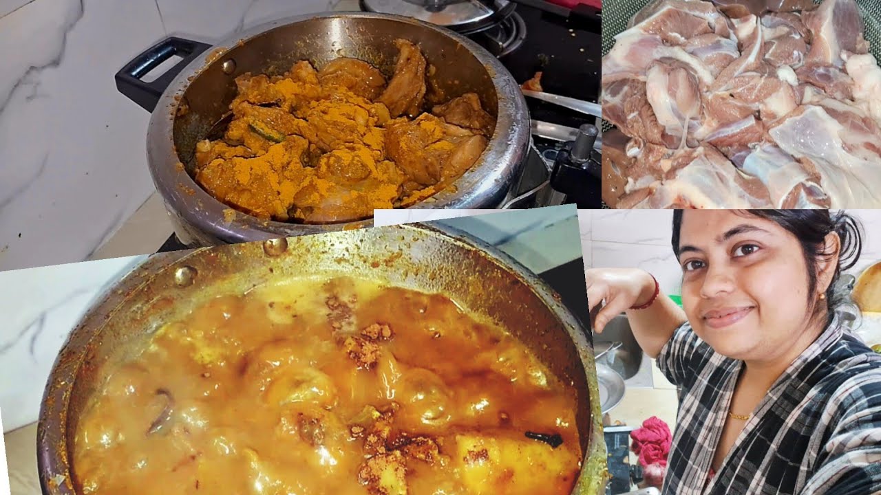 Today's challenge -1.5kg mutton kosha in pressure cooker.আমি কি পারবো?প্রেসার কুকারে মটন কষাতে।