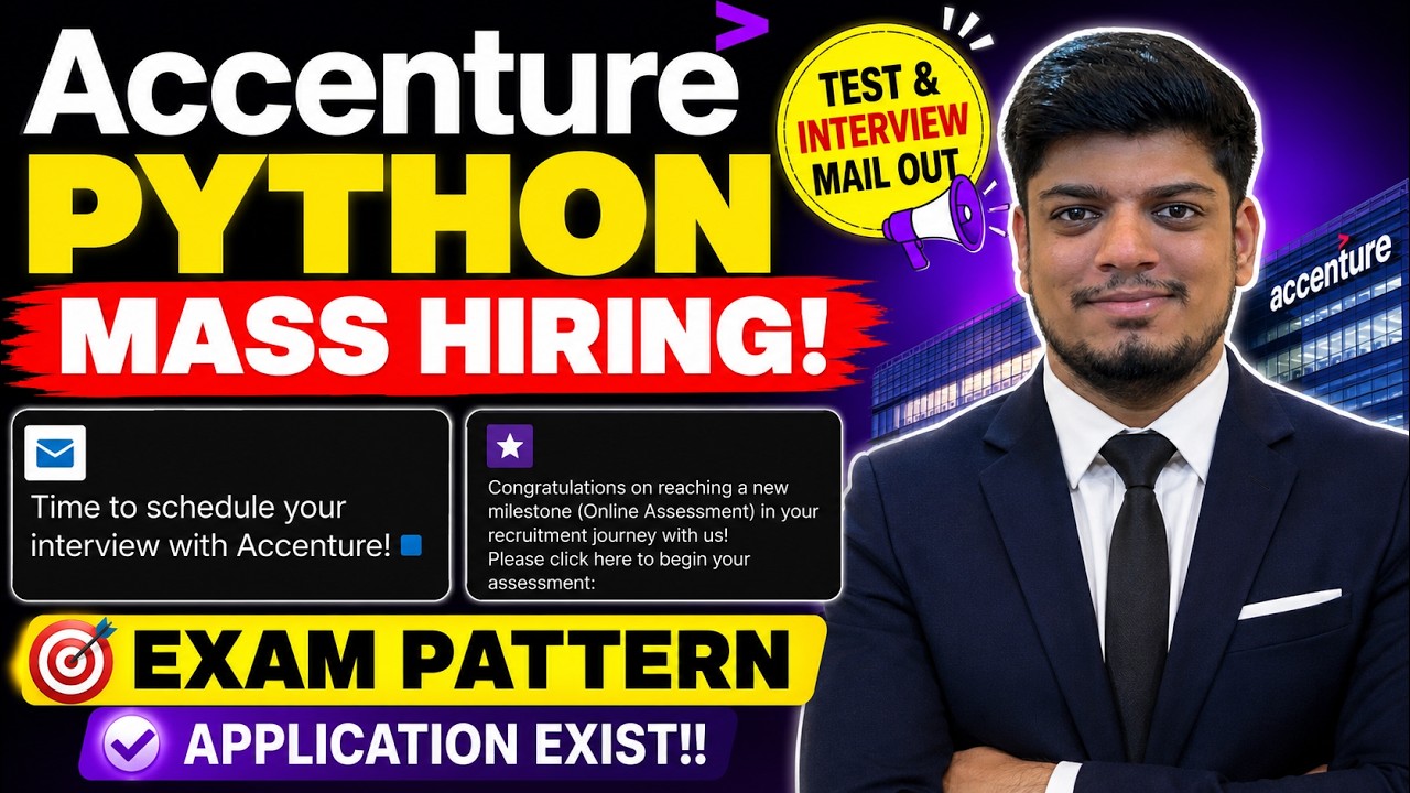 🔥Массовый наем в Accenture 2026 (тест/собеседование по Python вышли) | Структура экзамена и проце...