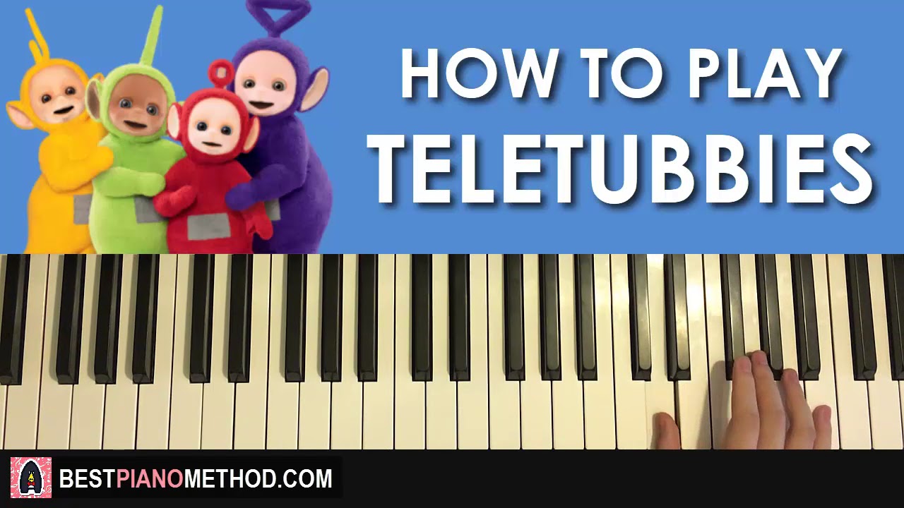 HOW TO PLAY - Teletubbies - Theme Song (Piano Tutorial Lesson)