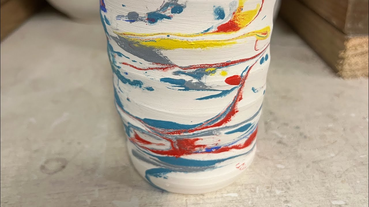 #27 underglaze shaving cream technique feat. Trace!!