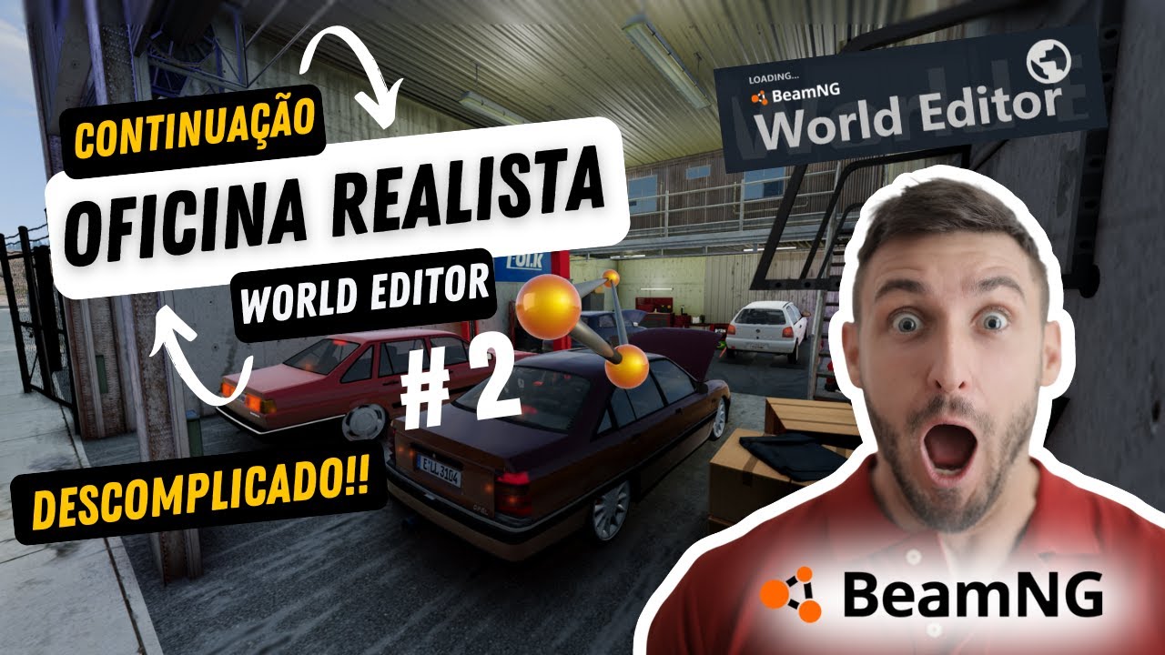 Construindo Oficina Realista no World Editor -  BeamNG  (Parte 2)