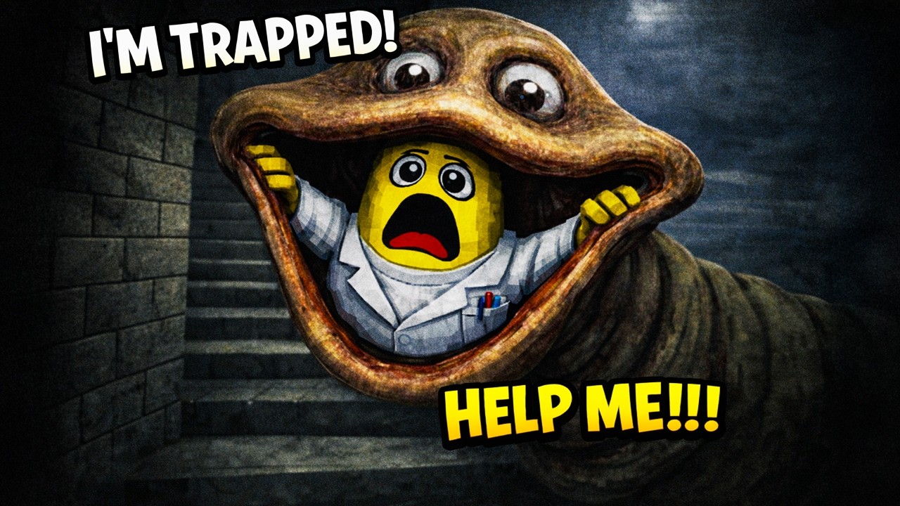You Can&rsquo;t Escape This Monster&hellip; | Scary Worm Tower Roblox