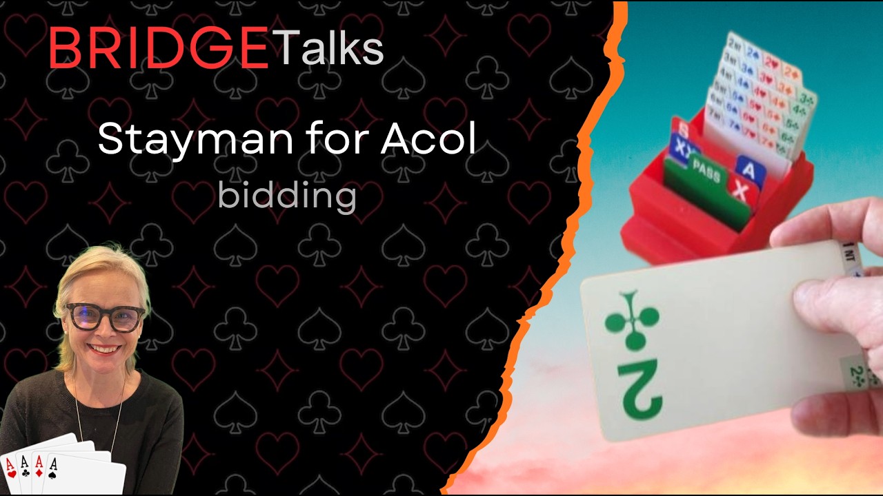 The Stayman Convention - Acol.  1nt = 12-14 points.