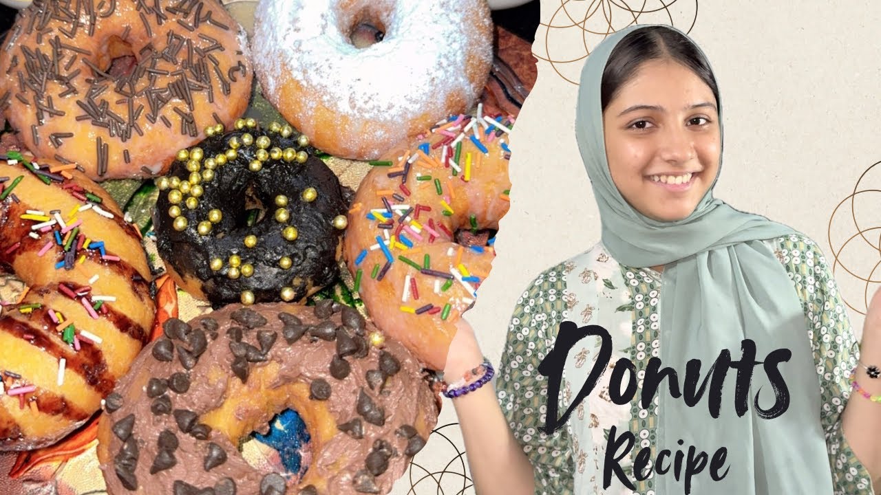 Donuts 🍩 Recipe By Aimen Nadeem 