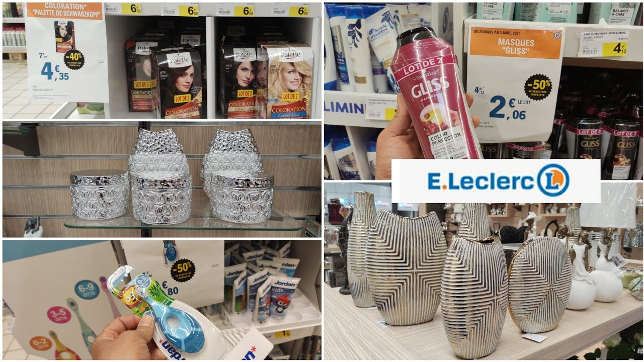 ART DE LA TABLE | DÉCO | HYGIÈNE LECLERC ⚠️ JUSQU'AU 3 AVRIL