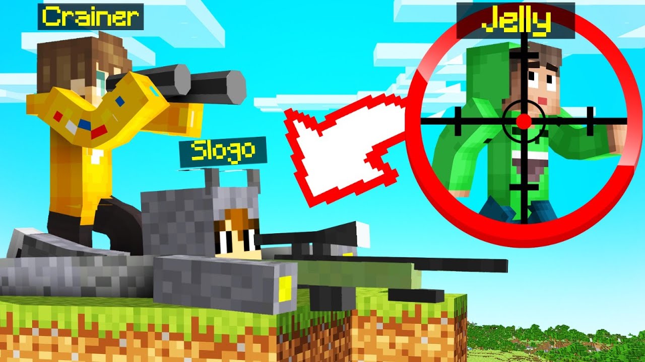 MINECRAFT Speedrunner Vs. Hunters WITH GUNS!