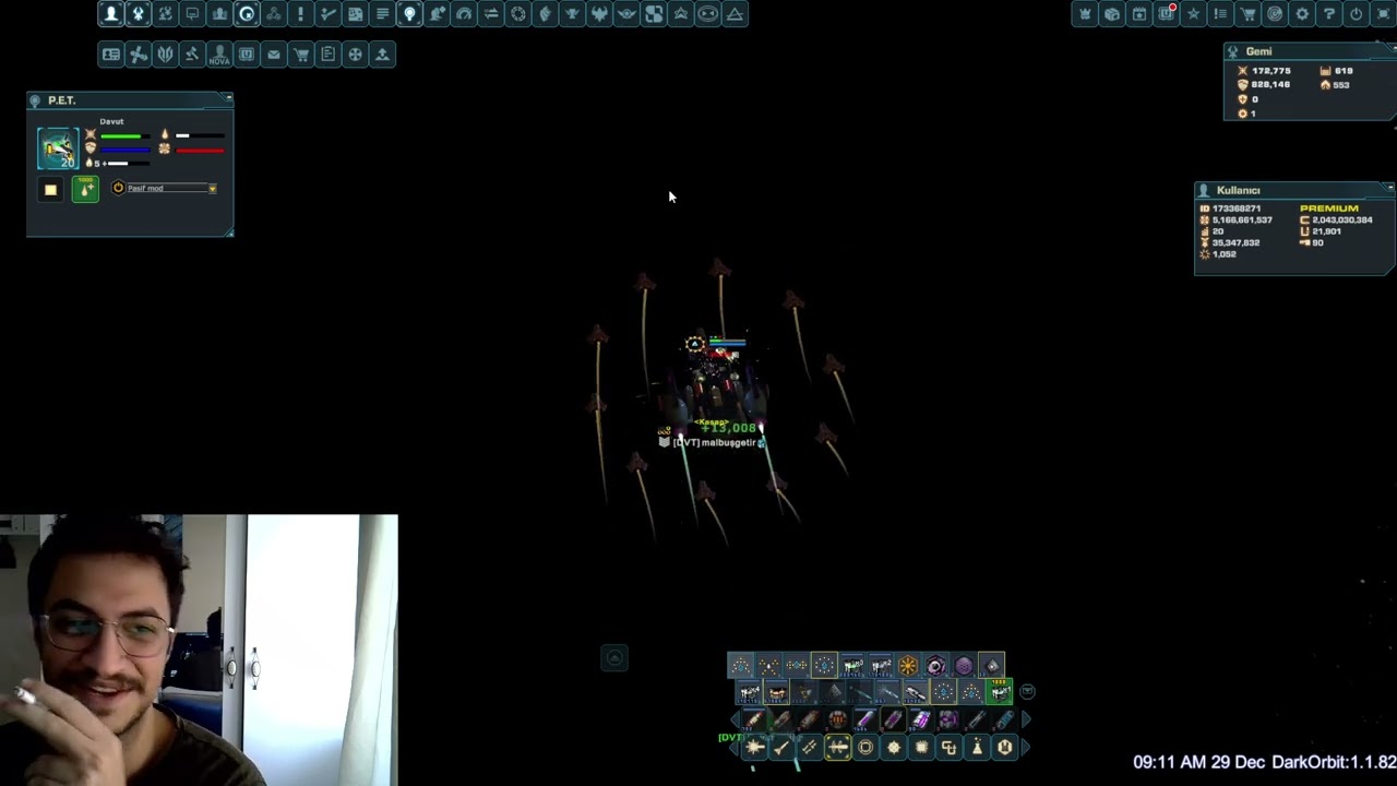 Darkorbit geçenki ws nin part 2 si- 30 dk iddialı wsler - eğlenceli 30 dakikalık bir seans!!!